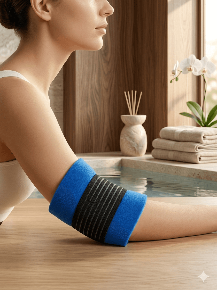 Túi Chườm Nóng Lạnh Đa Năng (Vải Mesh & Đai Co Giãn)